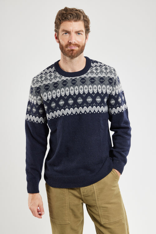 Jacquard jumper - recycled wool - Armor-lux - 6