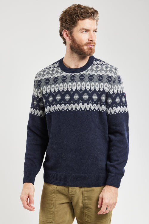 Jacquard jumper - recycled wool - Armor-lux - 2