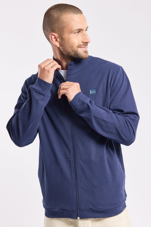 Veste zippée Homewear - coton épais - Armor-lux - 1