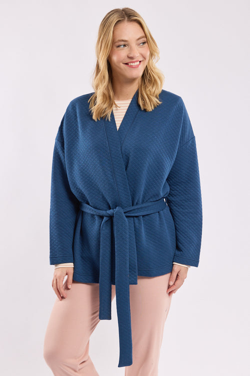 Short loungewear kimono - cotton - Armor-lux - 5