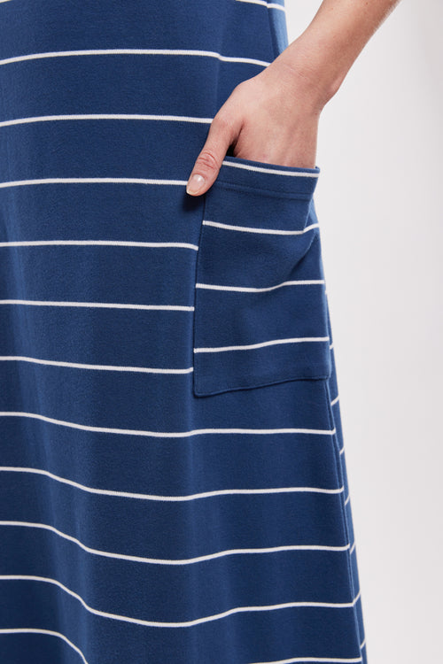 Loungewear sleeveless dress - thick cotton - Armor-lux - 4