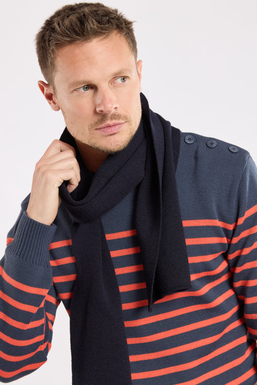 Echarpe côte perlée - lambswool - Armor-lux - 5