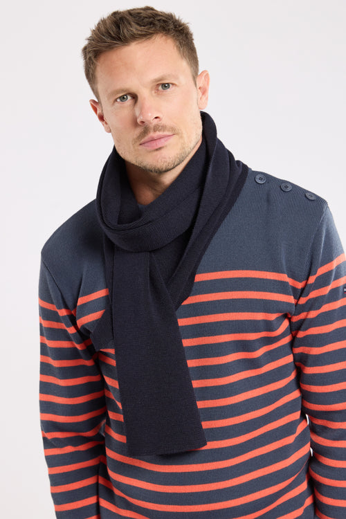 Echarpe côte perlée - lambswool - Armor-lux - 4