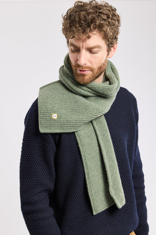 Echarpe côte perlée - lambswool - Armor-lux - 2