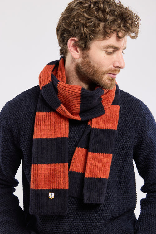 Echarpe rayée - Lambswool - Armor-lux - 2