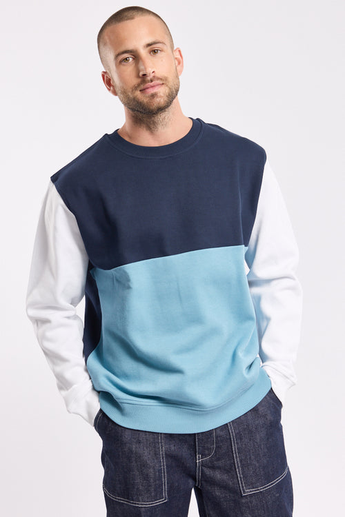 Dreifarbiger Sweater – Baumwolle - Armor-lux - 2