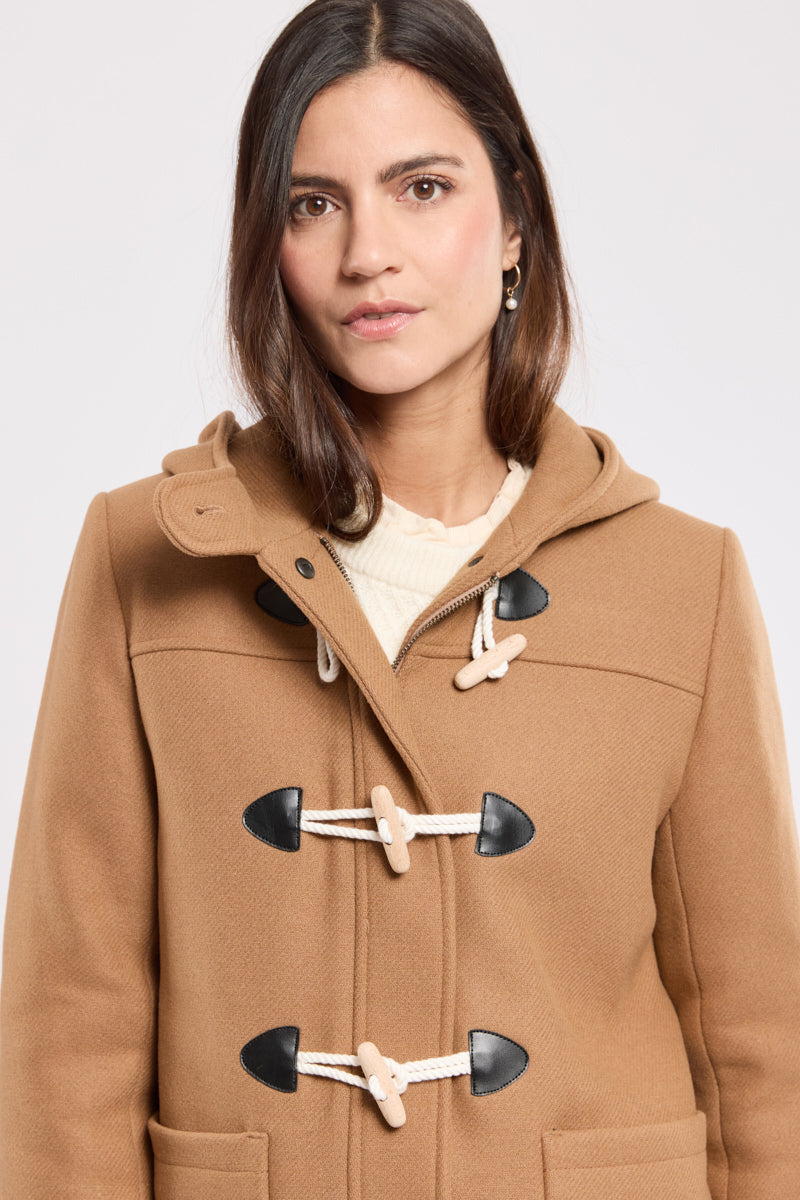 Short duffle coat - wool - Women - Ginger Root – Armor-lux