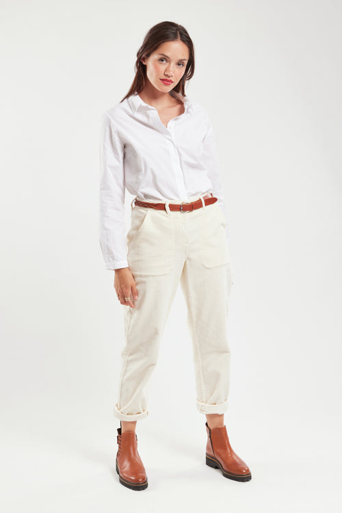 Straight cut corduroy trousers - Armor-lux - 1