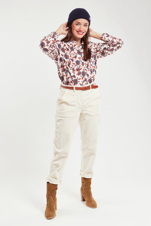 Straight cut corduroy trousers - Armor-lux - 5