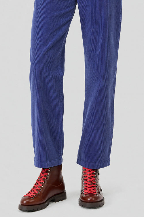 Straight-cut velvet trousers - cotton - Armor-lux - 4
