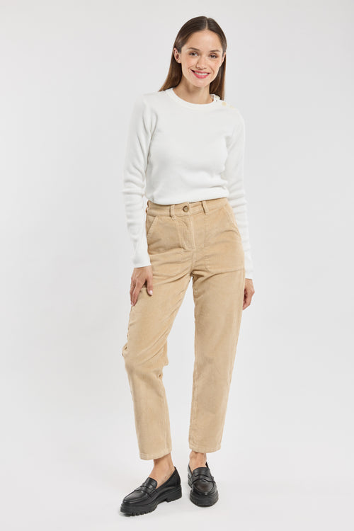 Straight cut corduroy trousers - Armor-lux - 1