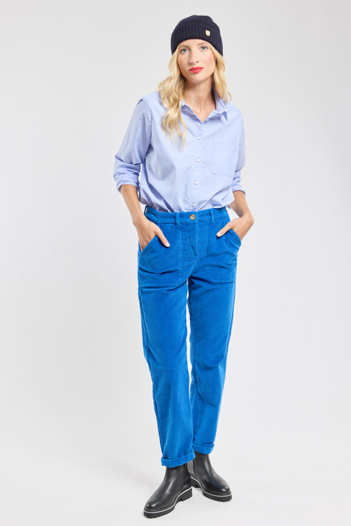 Hose aus Samt mit geradem Schnitt - Armor-lux - 1