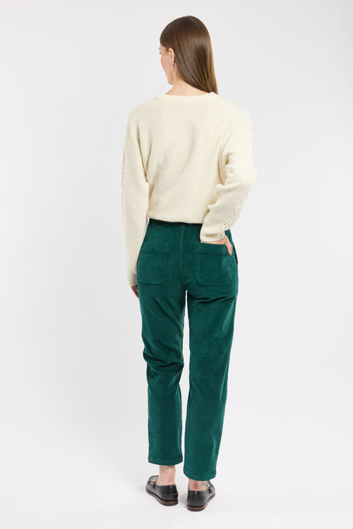 Straight-leg corduroy trousers - cotton - Armor-lux - 2