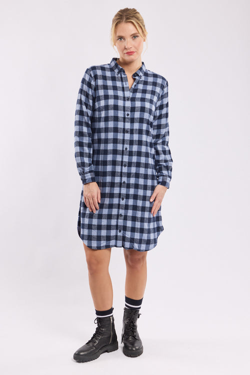 Checked shirt dress - Armor-lux - 1
