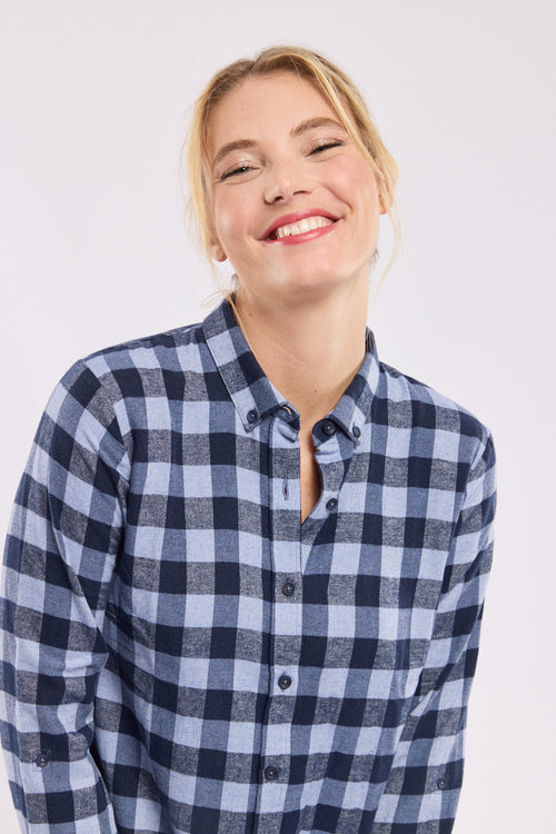 Checked shirt dress - Armor-lux - 2