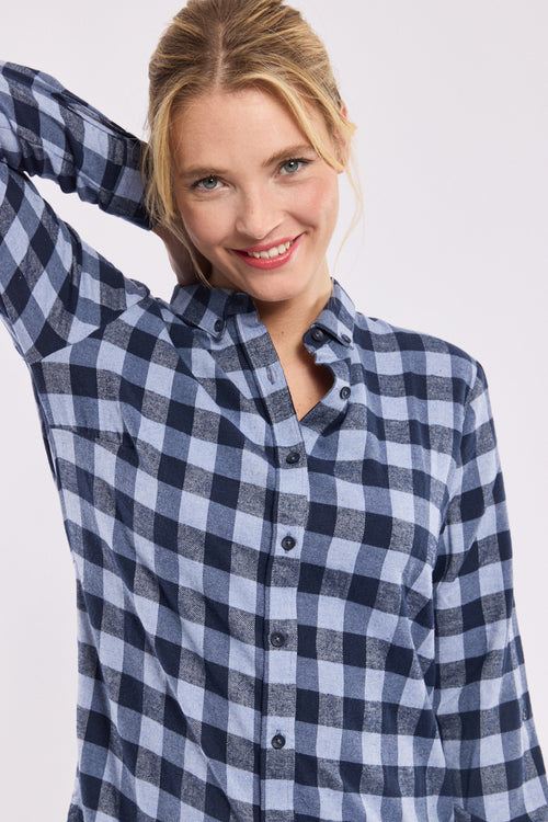 Checked shirt dress - Armor-lux - 6