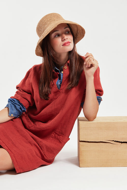 Tunic dress - linen - Armor-lux - 6