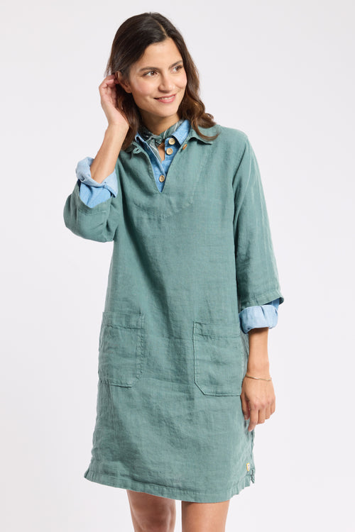 Tunic dress - linen - Armor-lux - 5