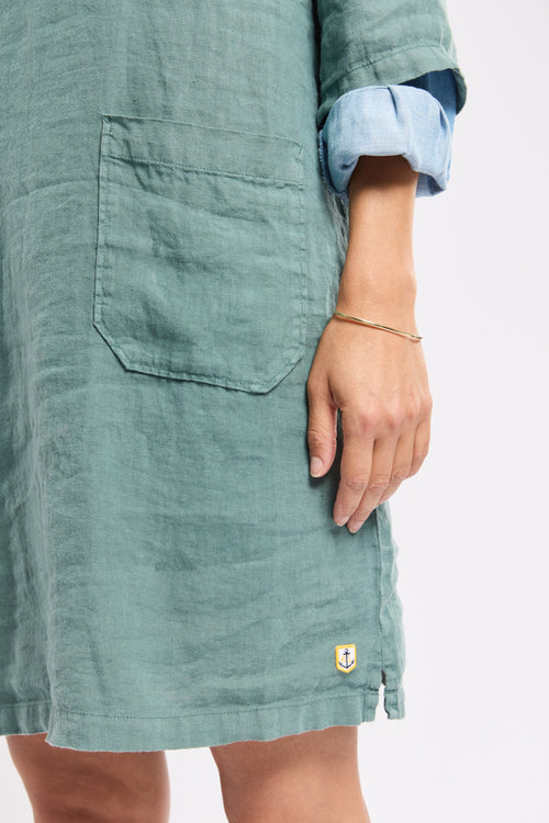 Tunic dress - linen - Armor-lux - 4