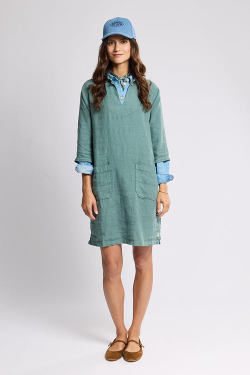 Robe vareuse - lin - Armor-lux - 1