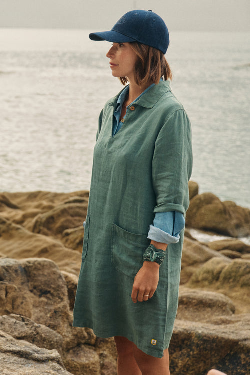 Robe vareuse - lin - Armor-lux - 1