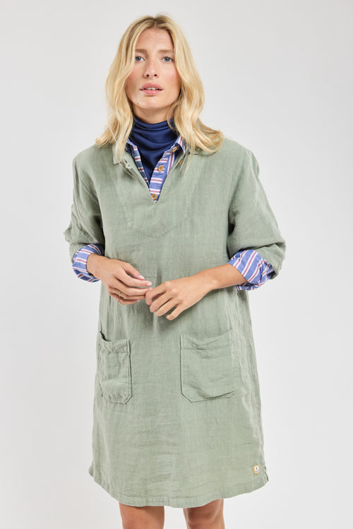 Robe vareuse - lin - Armor-lux - 1