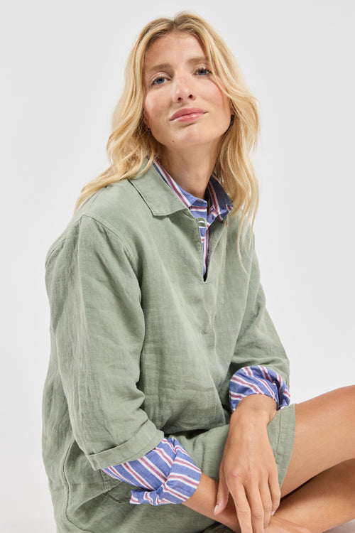 Tunic dress - linen - Armor-lux - 3