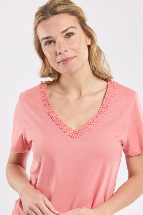 Homewear-T-Shirt - Baumwolle und Modal - Armor-lux - 4
