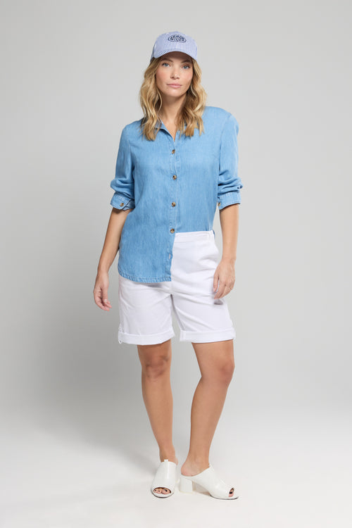 Bermuda taille élastique - coton - Armor-lux - 3