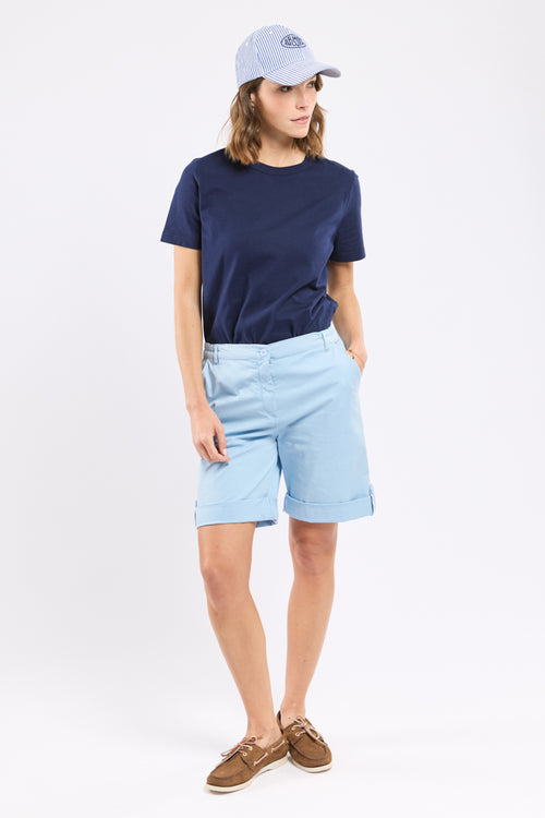 Bermuda shorts with elasticated waist - cotton - Armor-lux - 1