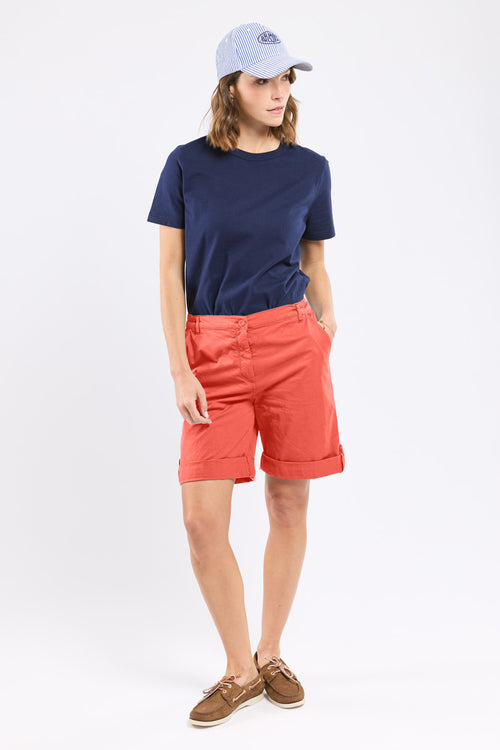 Bermuda shorts with elasticated waist - cotton - Armor-lux - 1