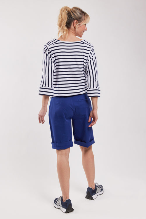 Sailor-style Bermuda shorts - cotton - Armor-lux - 2