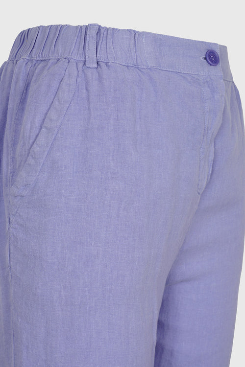 Caprihose mit elastischem Bund – Leinen - Armor-lux - 3