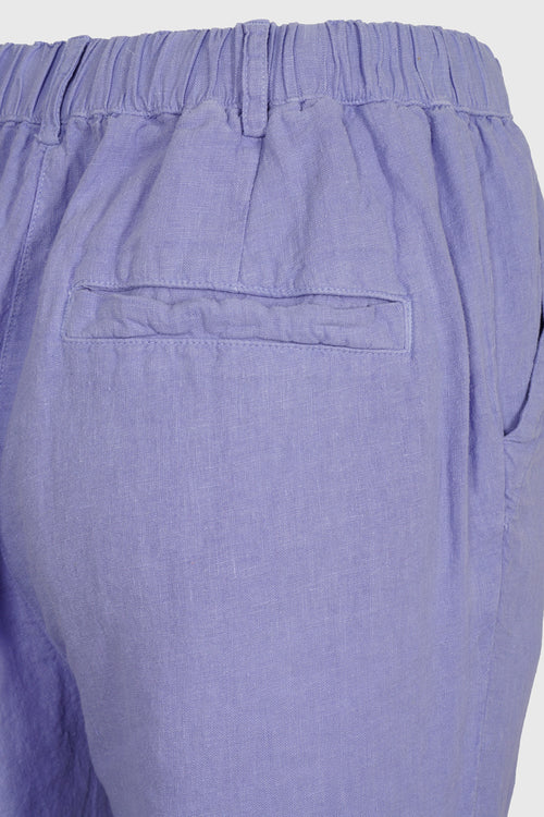 Caprihose mit elastischem Bund – Leinen - Armor-lux - 4