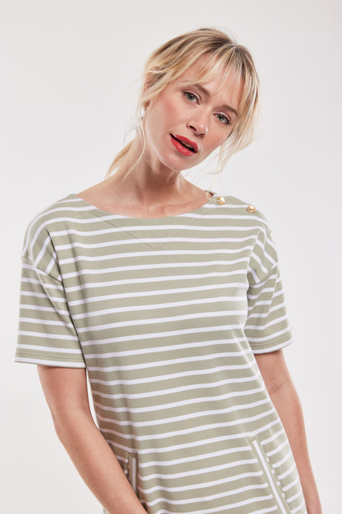 Striped dress - thick cotton - Armor-lux - 4