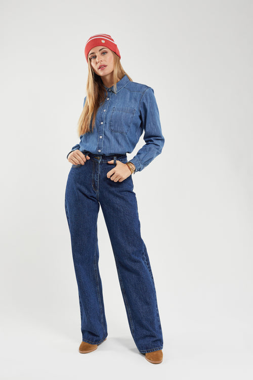 Wide-legged jeans - cotton - Armor-lux - 1