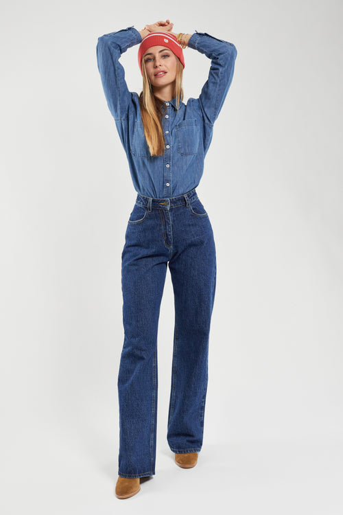 Wide-legged jeans - cotton - Armor-lux - 5