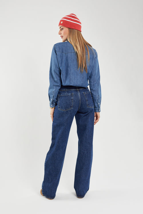 Wide-legged jeans - cotton - Armor-lux - 2