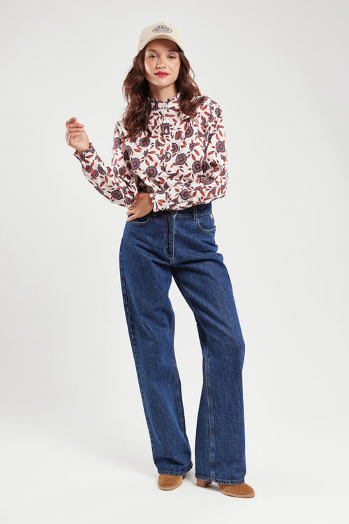 Wide-legged jeans - cotton - Armor-lux - 6