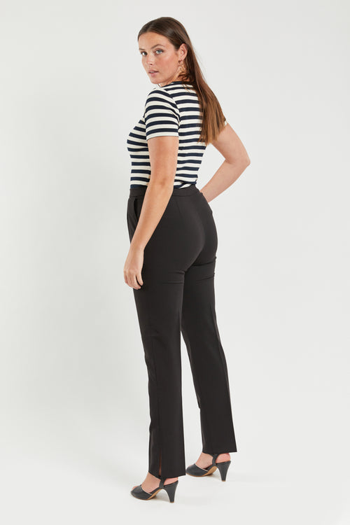 Fitted bi-stretch trousers with pleat - Armor-lux - 2