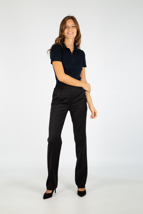 Straight bi-stretch trousers with pleat - Armor-lux - 5