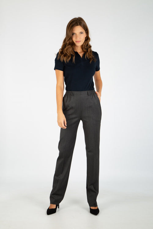 Straight bi-stretch trousers with pleat - Armor-lux - 4