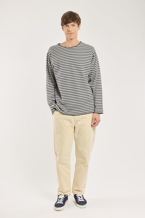 Reversible Breton striped shirt - cotton - Armor-lux - 3