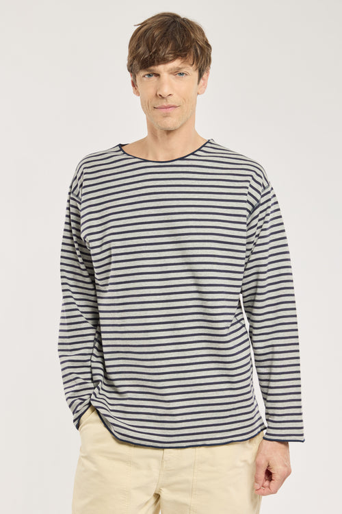 Reversible Breton striped shirt - cotton - Armor-lux - 1