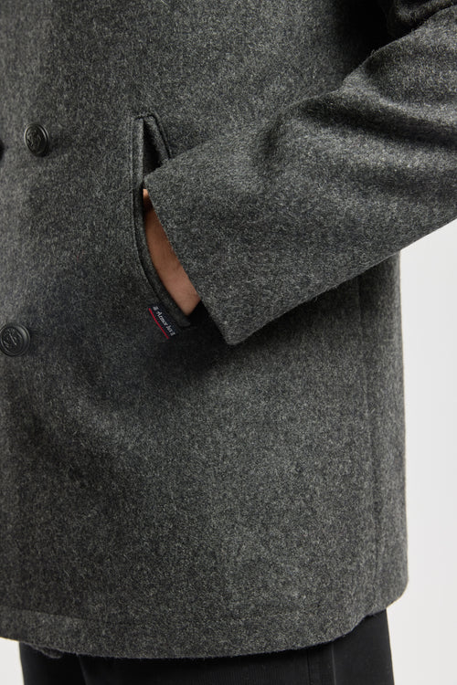 Pea coat Kermor - wool - Armor-lux - 4