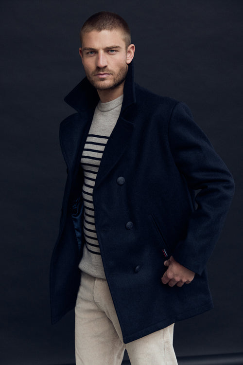 Pea coat Kermor - wool - Armor-lux - 1