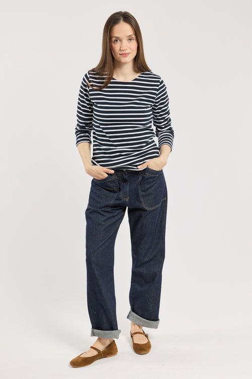 Heritage Breton striped shirt – thick cotton - Armor-lux - 3