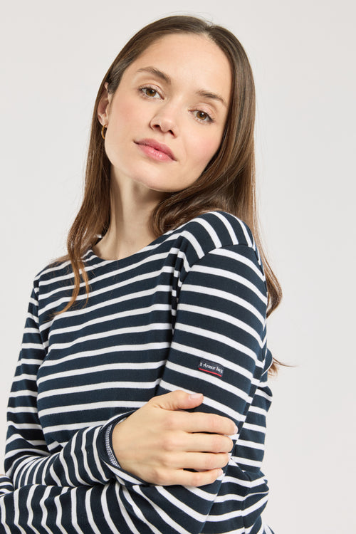 Heritage Breton striped shirt – thick cotton - Armor-lux - 4