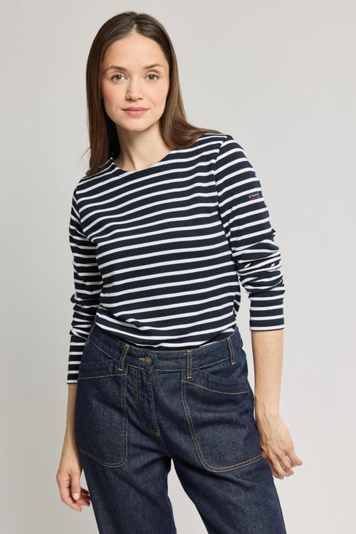 Heritage Breton striped shirt – thick cotton - Armor-lux - 1