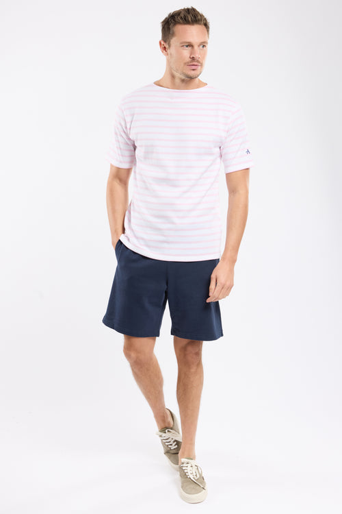 Short-sleeved striped shirt - rustic cotton - Armor-lux - 3